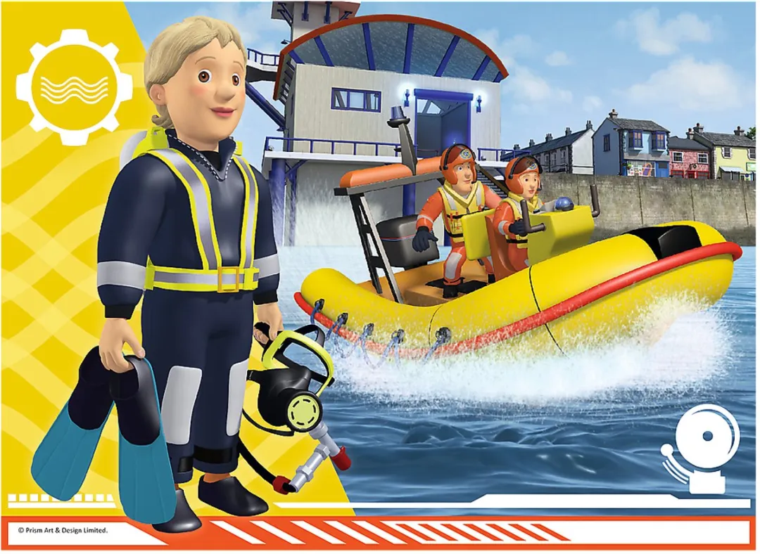Trefl Brandweerman Sam miniMAXI Puzzel 20 Stuks - Meerkleurig