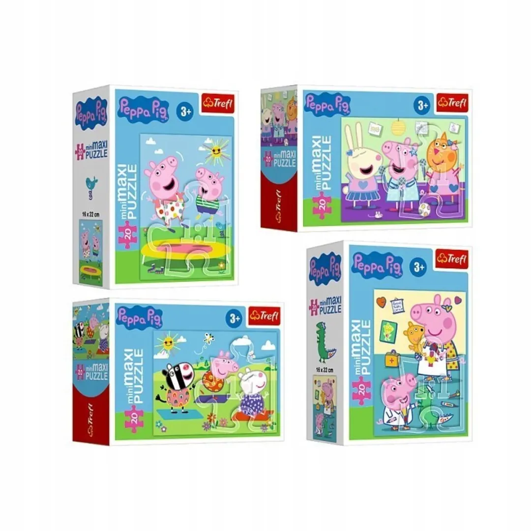 Trefl Peppa Pig Maxi Puzzel 20-delig - Leerzaam speelgoed
