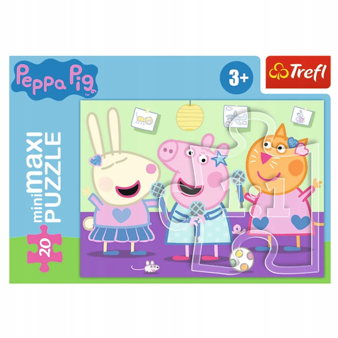 Trefl Peppa Pig Maxi Puzzel 20-delig - Leerzaam speelgoed