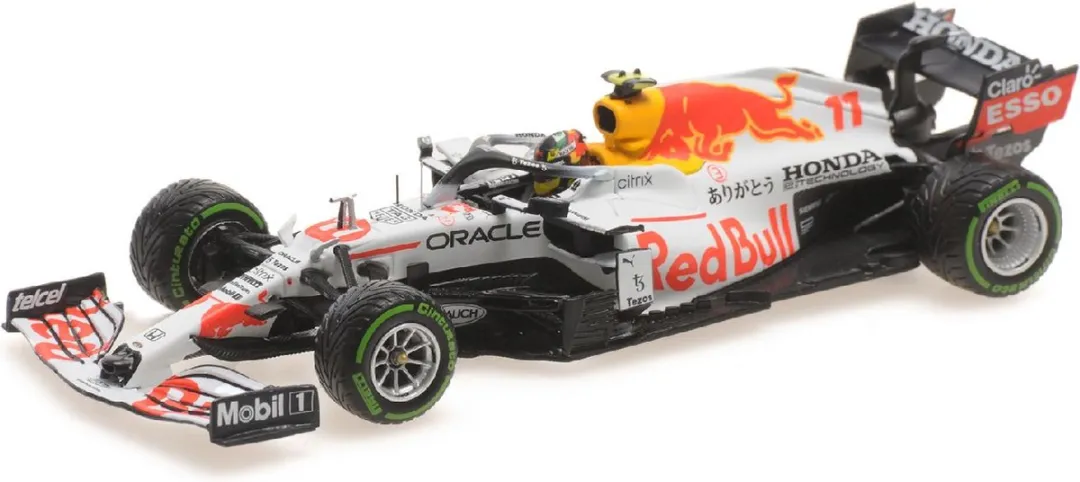 Red Bull Racing Honda RB16B #11 Formule 1 Model - 1:43 - Wit