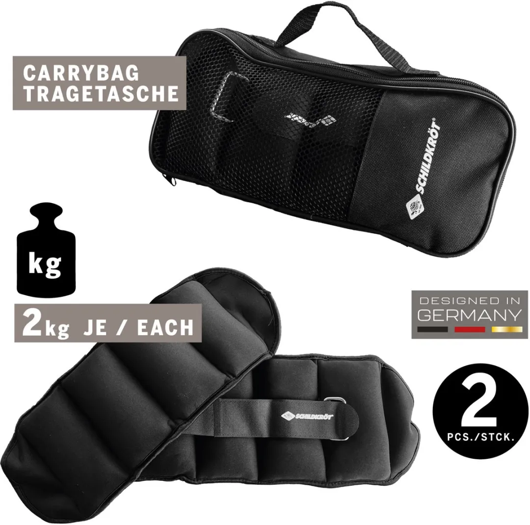 Schildkröt Pols- en Enkelgewichten 2x 2.0kg - Multicolor