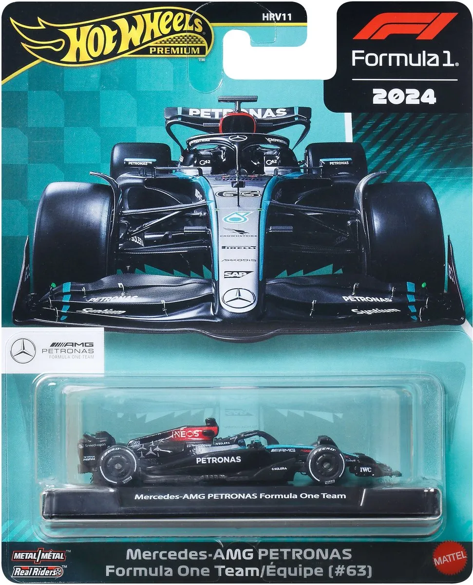 Hot Wheels Premium Formule 1 George Russell Mercedes-Benz JBM18