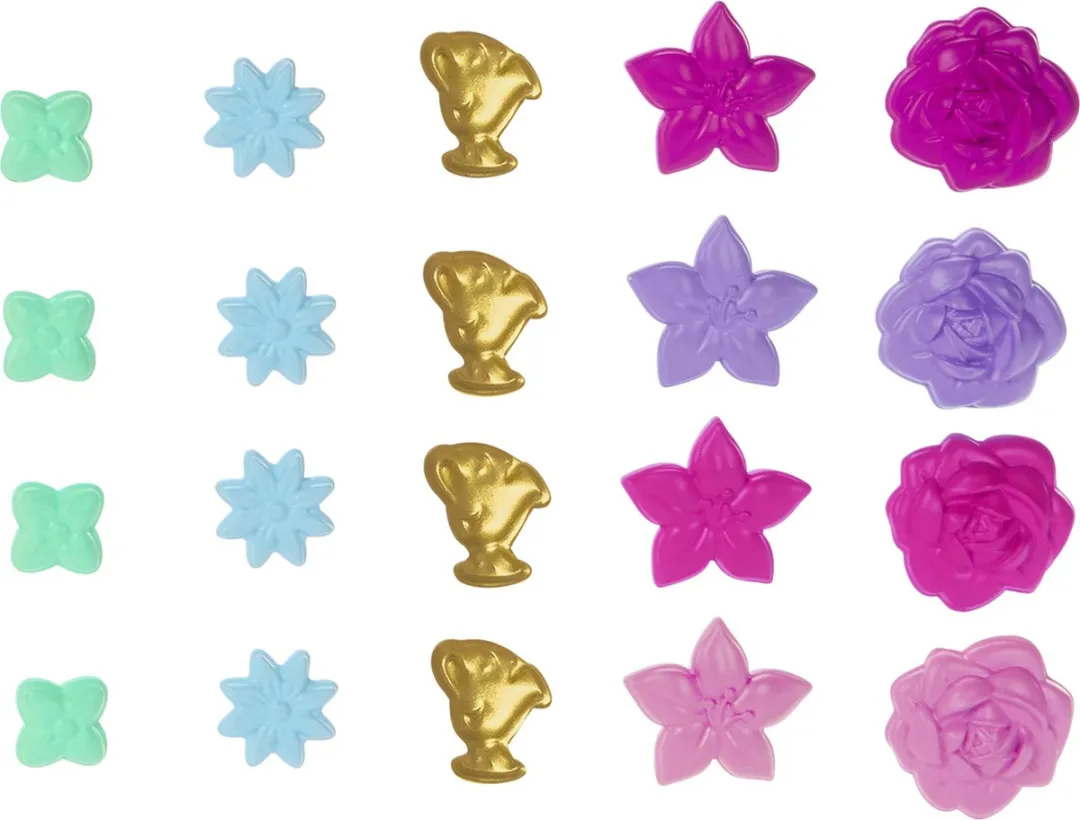 Mattel Disney Princess Belle Bloemenjurk Pop - Meerkleurig