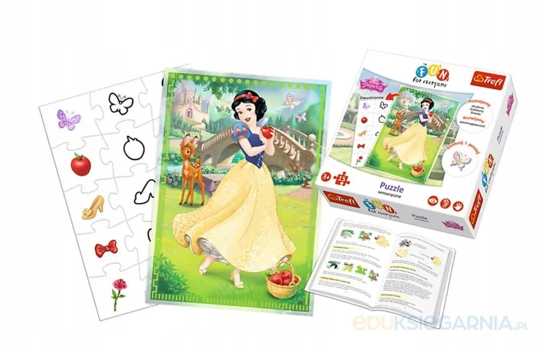 Trefl Disney Princess Sensorische Puzzel 15 Stuks
