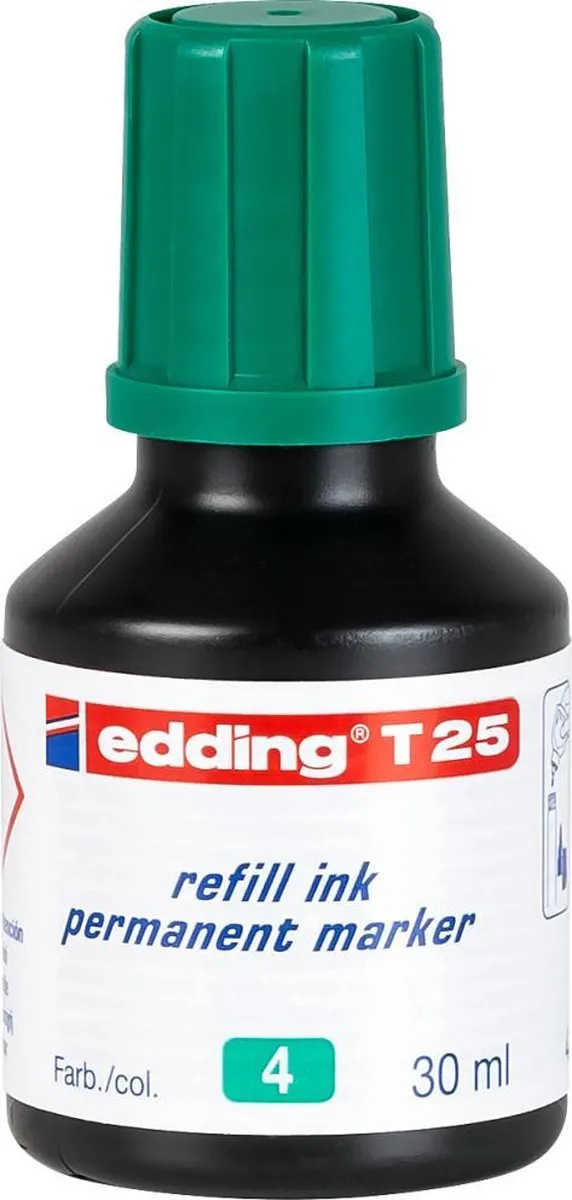 edding T 25 Navulinkt Groen
