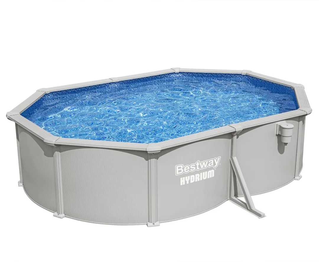 Bestway Hydrium 56586 Oval Zwembad - 16.296L Grijs