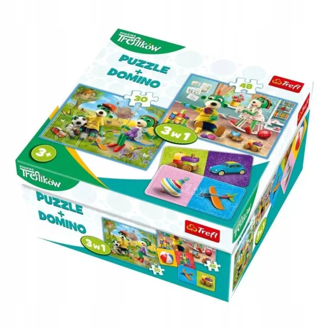 Trefl Familie Superpuzzel & Domino 3-in-1