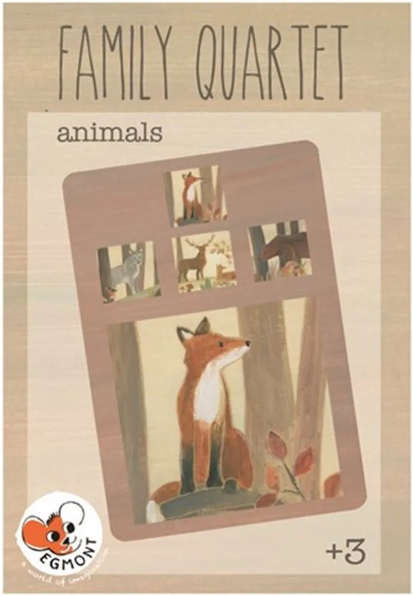 Egmont Toys Familie Kwartet Dieren ET570072