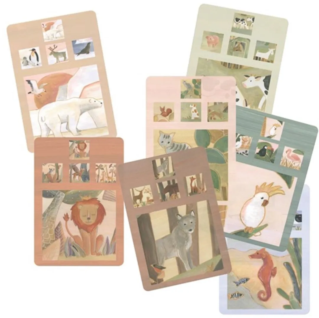 Egmont Toys Familie Kwartet Dieren ET570072 - 4 Spelers