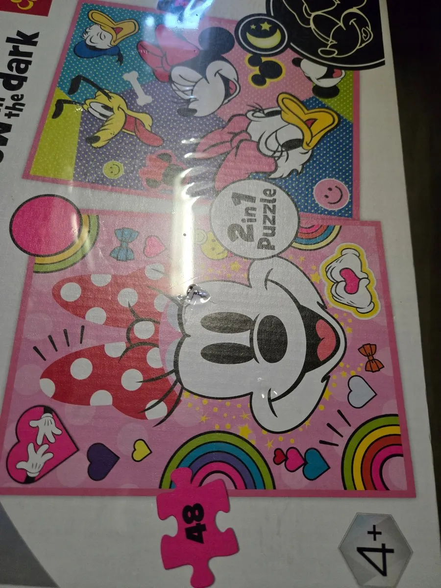 Trefl Disney Minnie Mouse Puzzel 2-in-1 - 78 Stuks - Glow in the Dark
