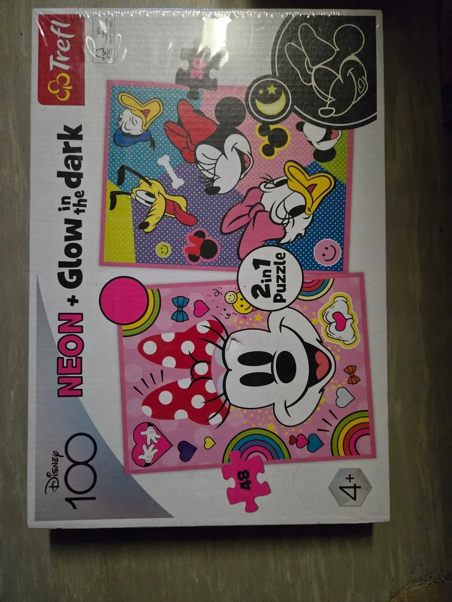 Trefl Disney Minnie Mouse Puzzel 2-in-1 - 78 Stuks - Glow in the Dark
