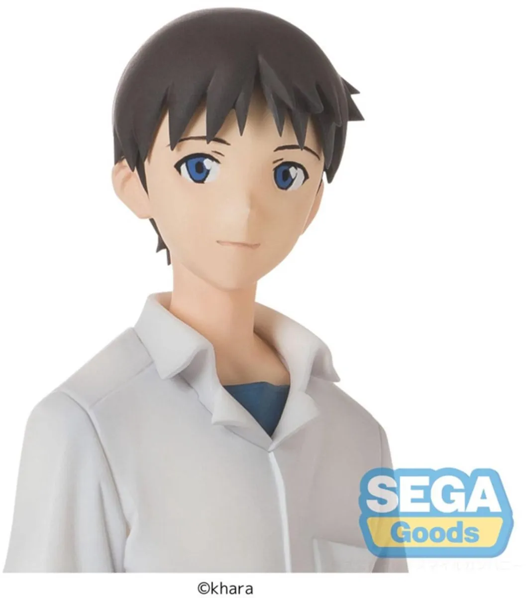Sega Evangelion Shinji Ikari Uniform PVC Statue 22cm - Multi