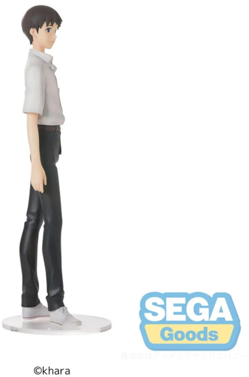 Sega Evangelion Shinji Ikari Uniform PVC Statue 22cm - Multi