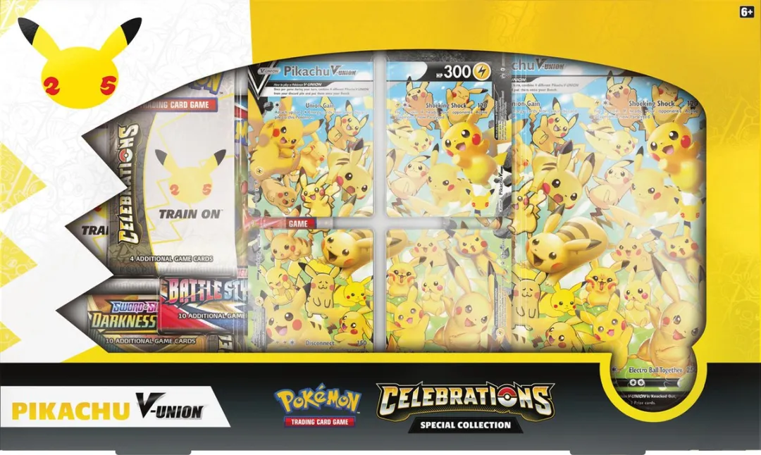 Pokémon Celebrations Pikachu V-Union Special Collection Box