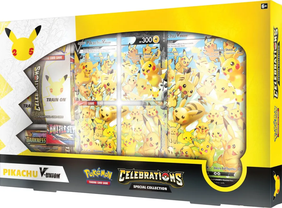 Pokémon Celebrations Pikachu V-Union Special Collection Box