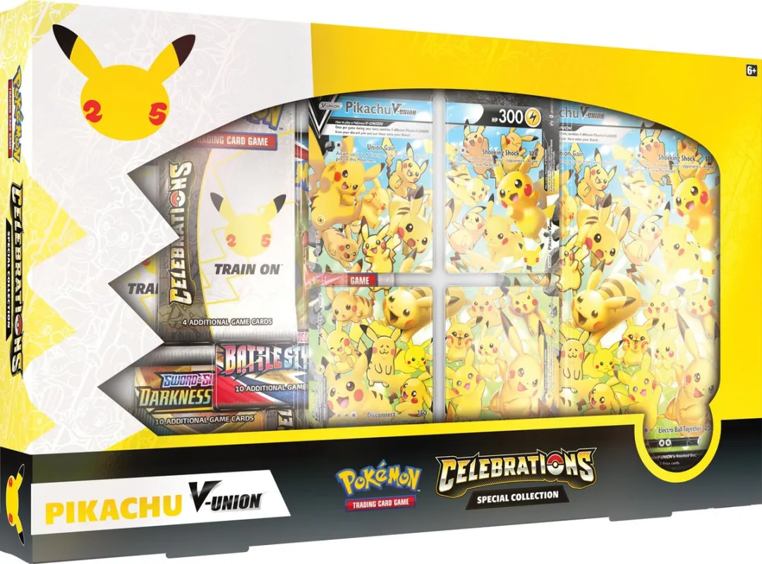 Pokémon Celebrations Pikachu V-Union Special Collection Box