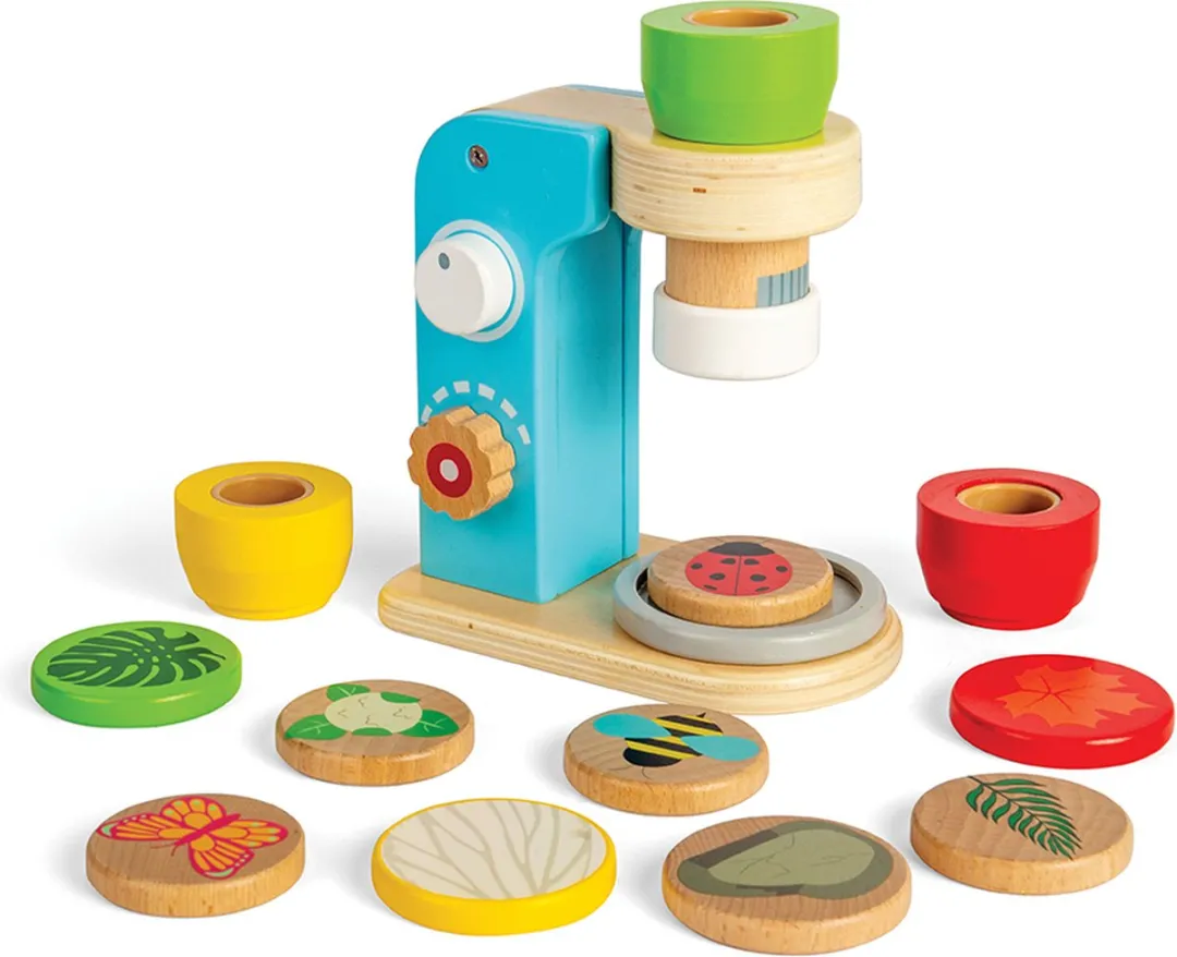 BIGJIGS Houten Microscoop 36031