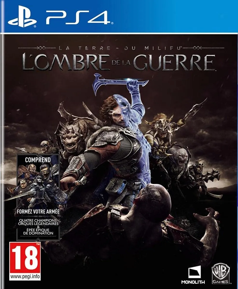 Warner Bros Middle-earth Shadow of War PS4 - 2 Spelers Online