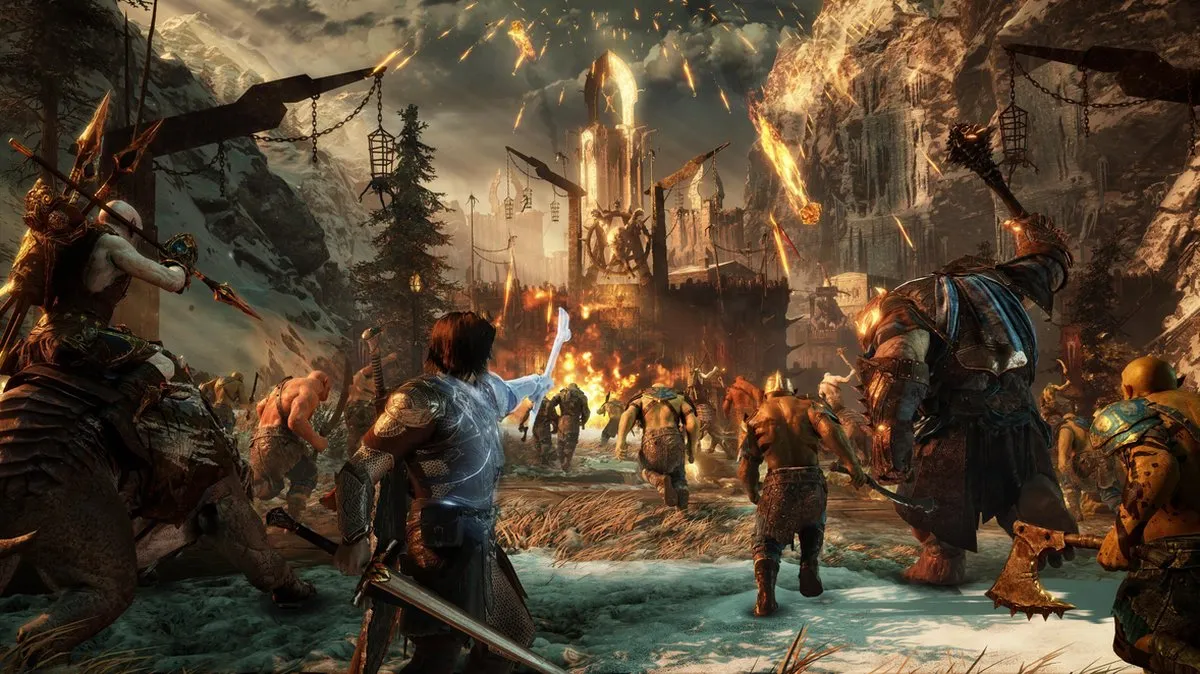 Warner Bros Middle-earth Shadow of War PS4 - 2 Spelers Online