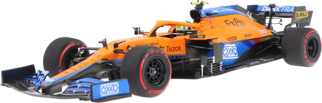 McLaren F1 Team MCL35M #4 Minichamps - 1:18 - Russisch GP 2021 - Oranje