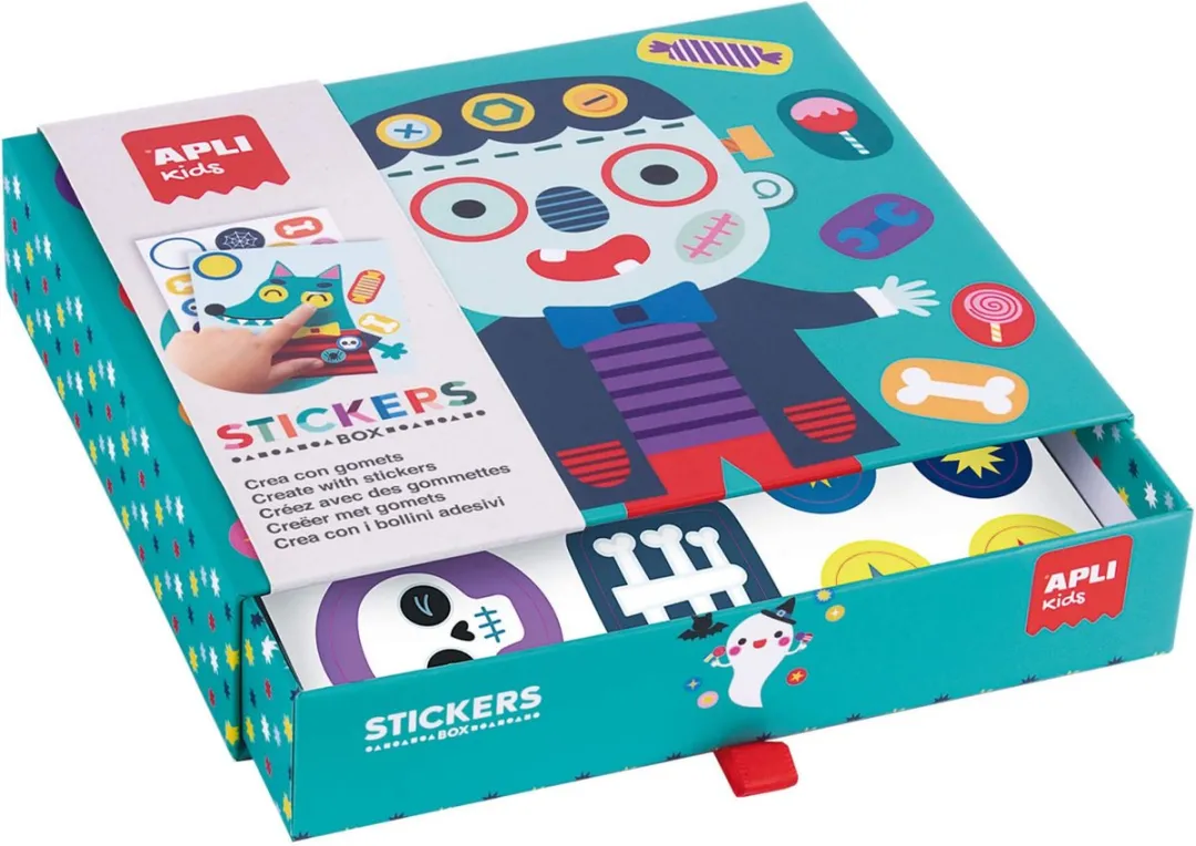 Apli Kids Stickerspel Monsters Multicolor