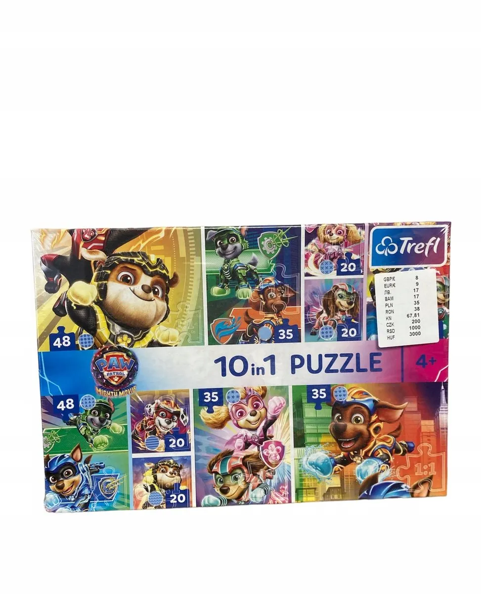 Trefl Paw Patrol 10-in-1 Puzzelset
