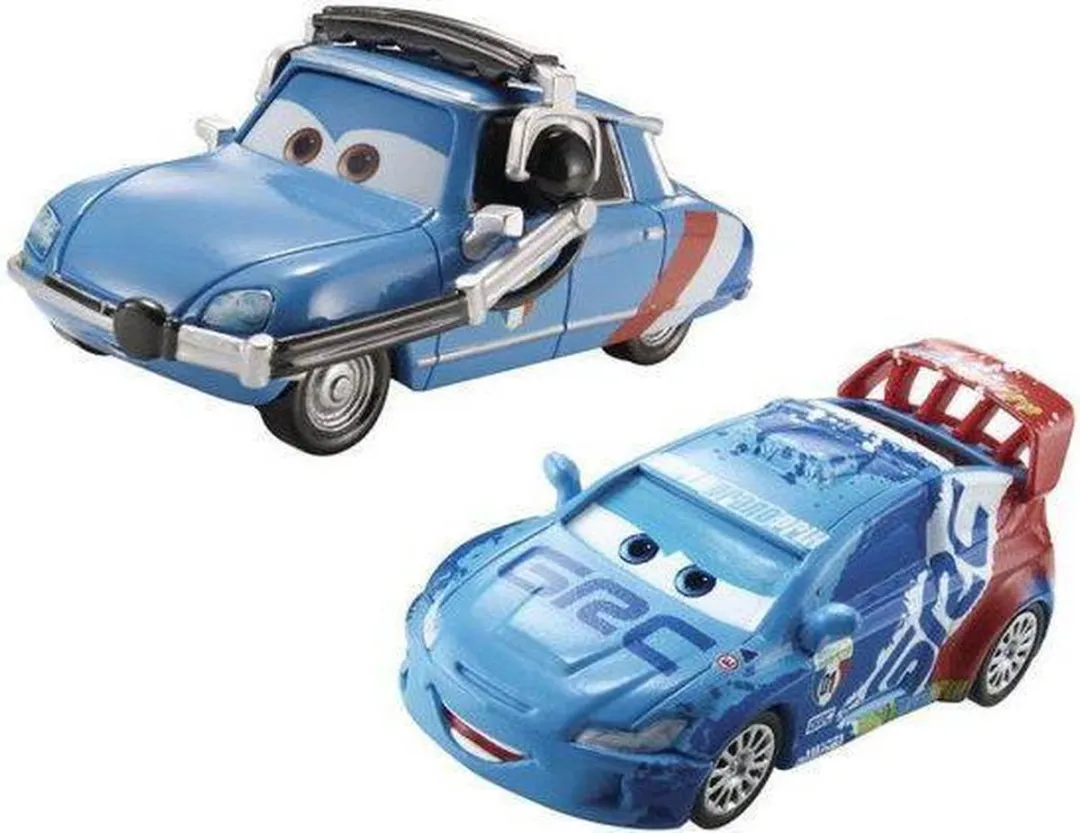 Disney Character Cars 2 2-pack Blauw/Wit/Zwart Y0508