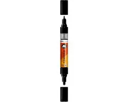 Molotow One4All Twin Marker Glanzend Zwart