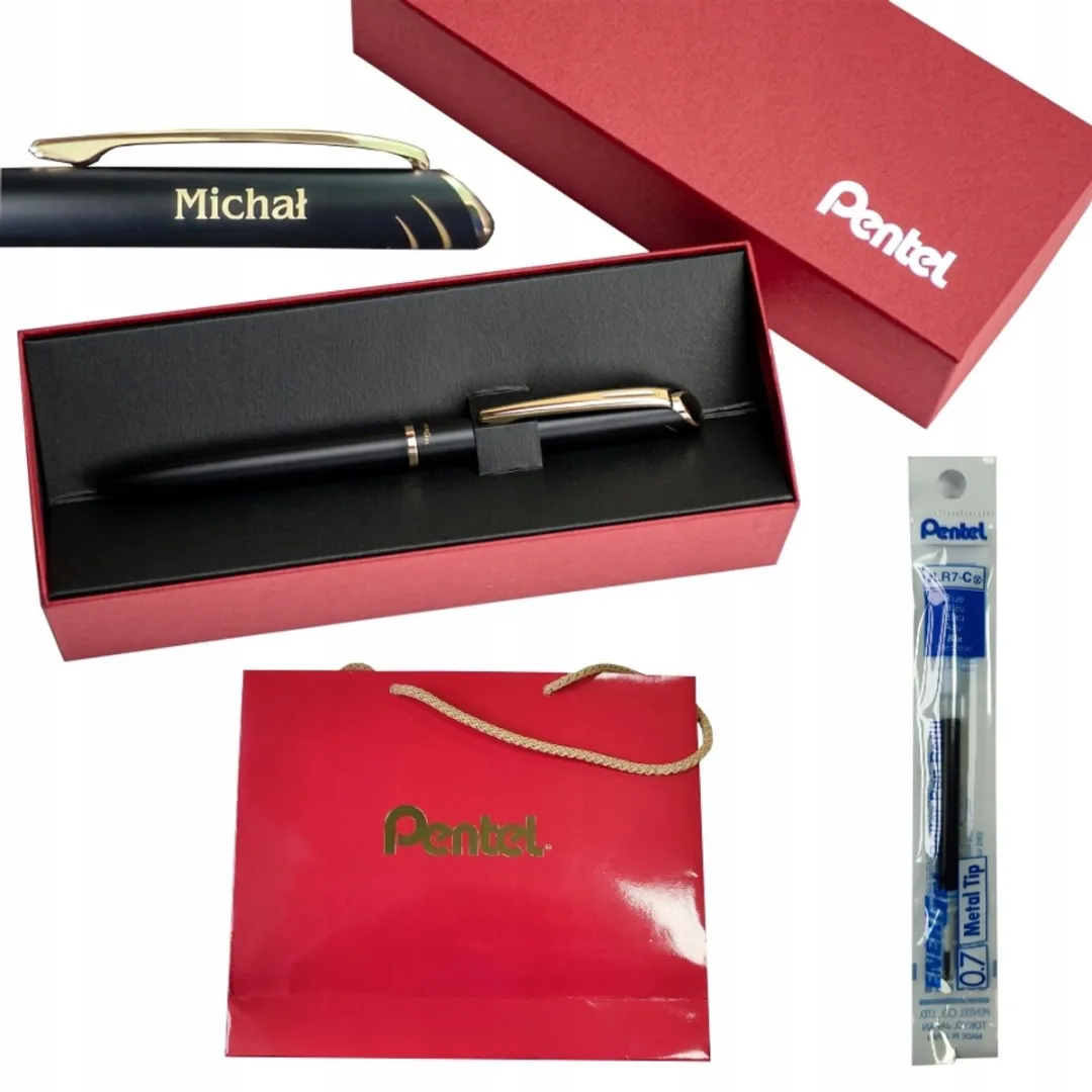 Pentel EnerGel BL2007 Zwart Vulpen