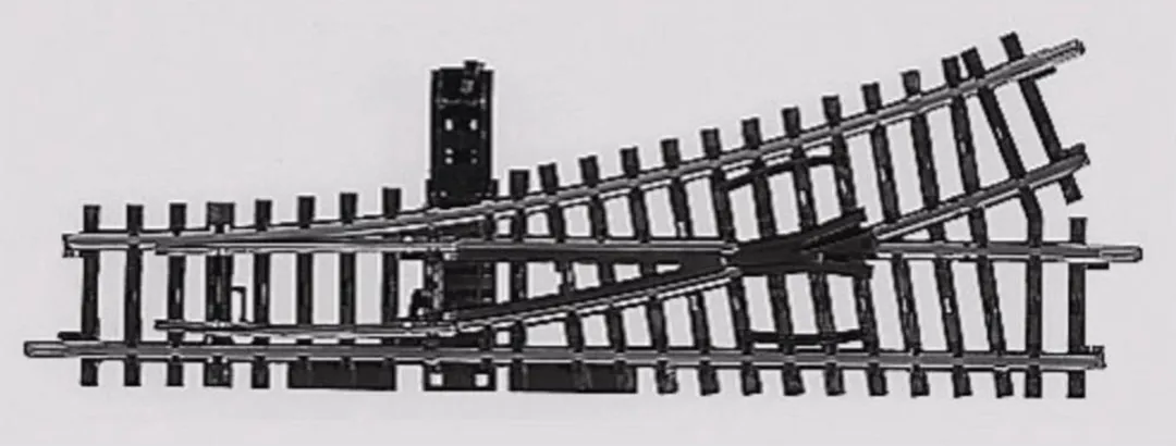 Märklin H0 K-rails Wissel Links 2265 - 2 Stuks