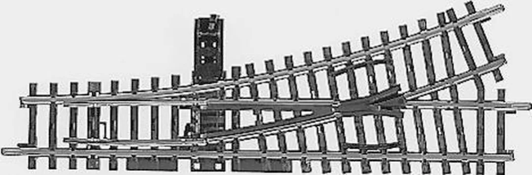 Märklin H0 K-rails Wissel Links 2265