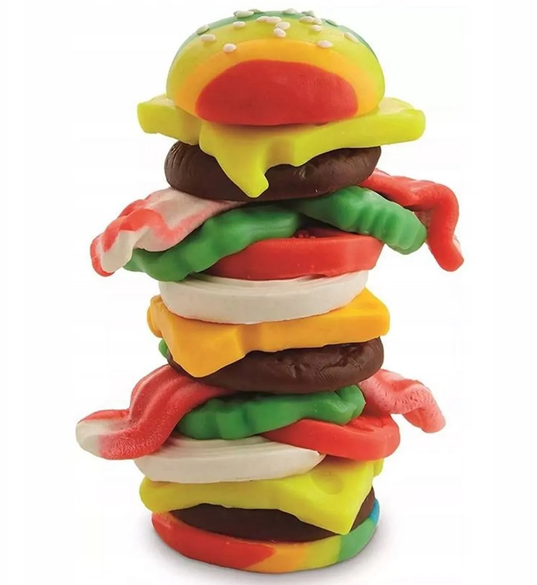 Hasbro Play-Doh Burger & Friet Set - 18 Stuks