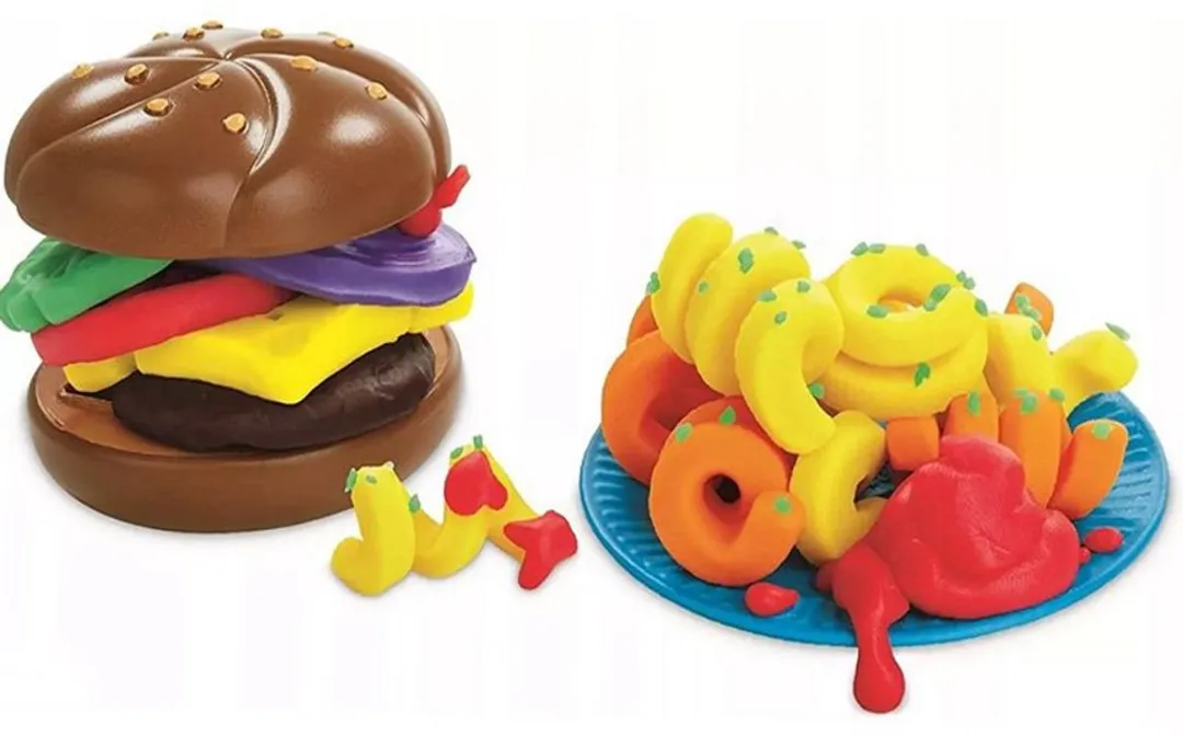 Hasbro Play-Doh Burger & Friet Set - 18 Stuks