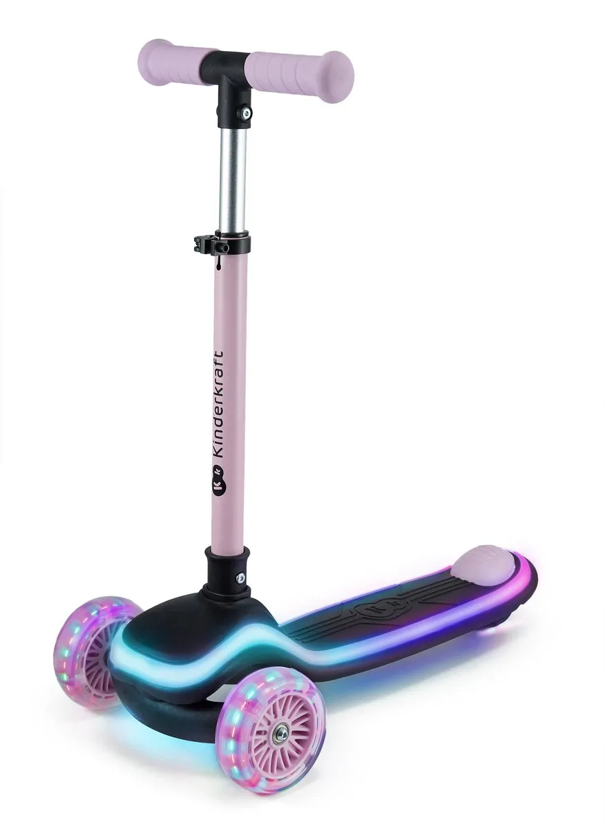 KinderKraft RAKET 3-Wiel Step Roze
