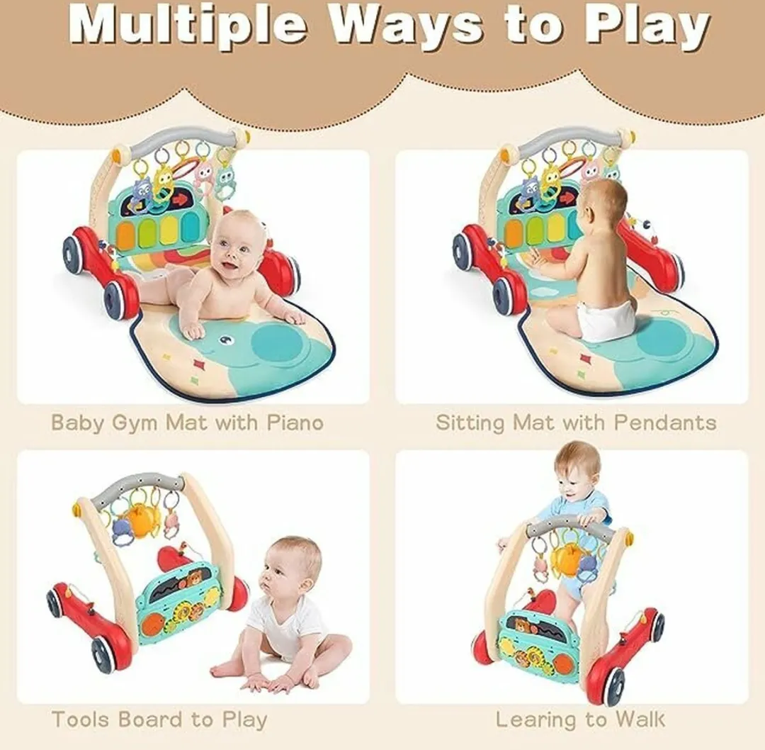YJ Toys Baby Multifunctionele Rollator - Multi Kleuren
