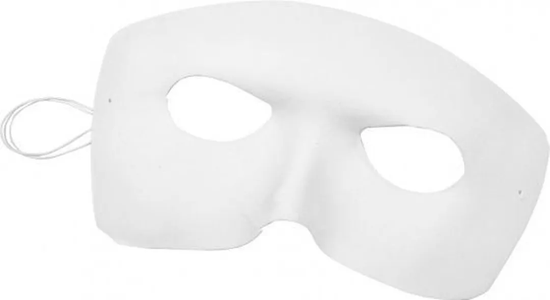 Creativ Company Half Masker 12x17cm Wit