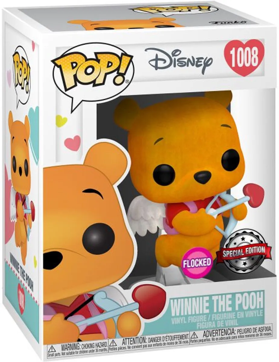 Funko Pop! Winnie de Poeh 1008 Flocked Vinylfiguur