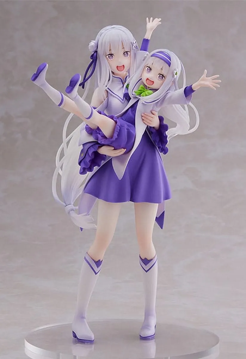 Sega Re:Zero Emilia & Childhood 1/7 PVC Statue 24cm - Multicolor