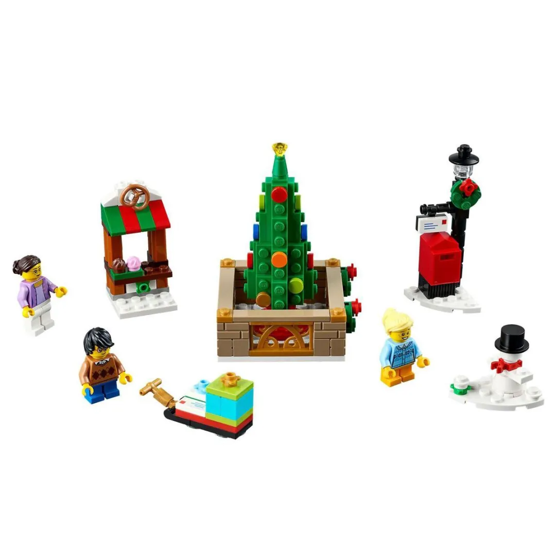 LEGO Kerst Dorpsplein 40263 - 179 Stukken - 3 Minifiguren