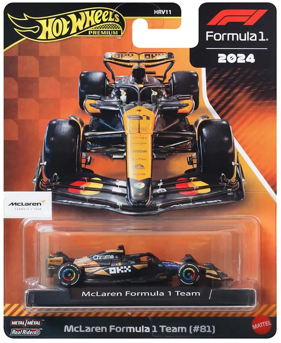 Hot Wheels Premium Formule 1 Oscar Piastri McLaren JBM25