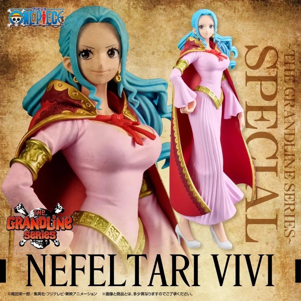 Bandai One Piece Dxf The Grandline Vivi Figuur - Multicolor - afbeelding 6 van 6