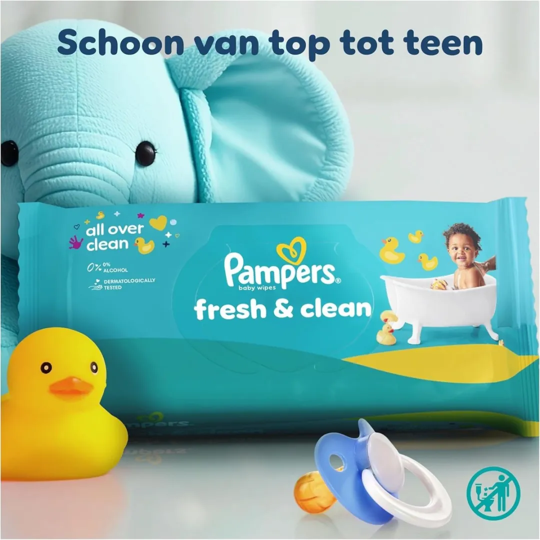 Pampers Fresh & Clean Babydoekjes - 1440 Stuks