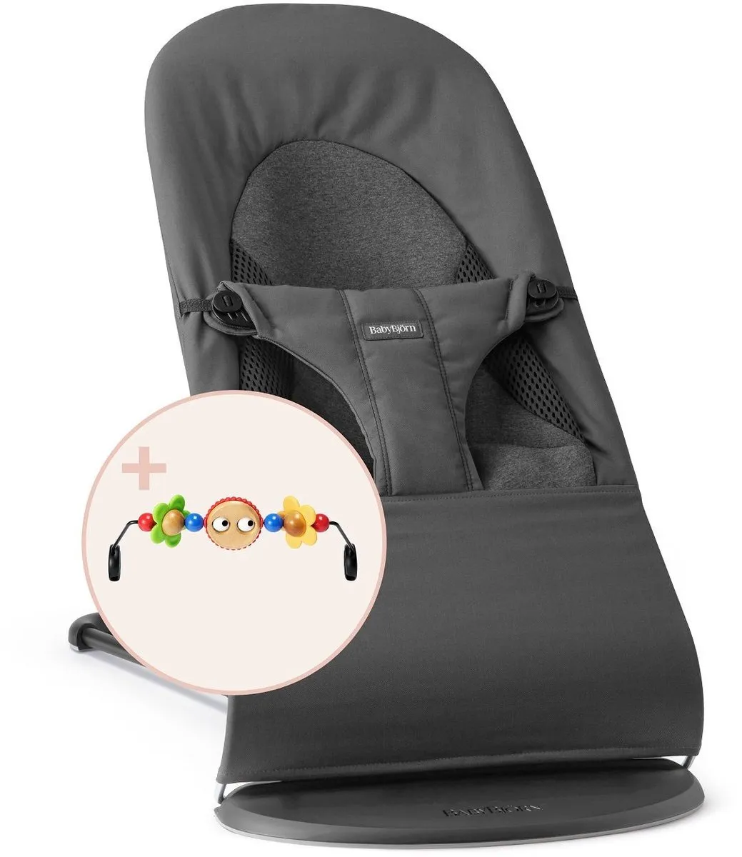 BabyBjörn Wipstoel Balance Soft Donkergrijs