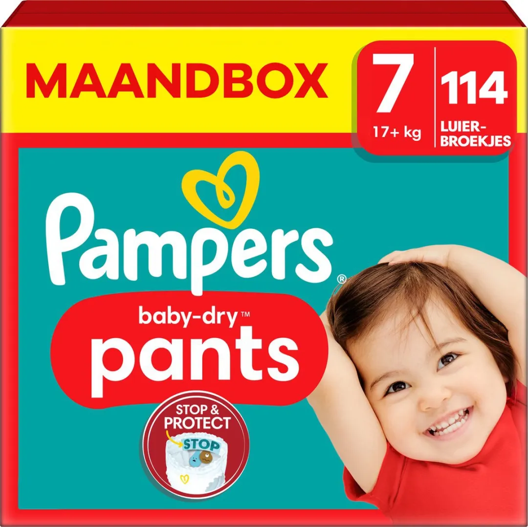 Pampers Baby Dry Pants Maat 7 - 114 Stuks