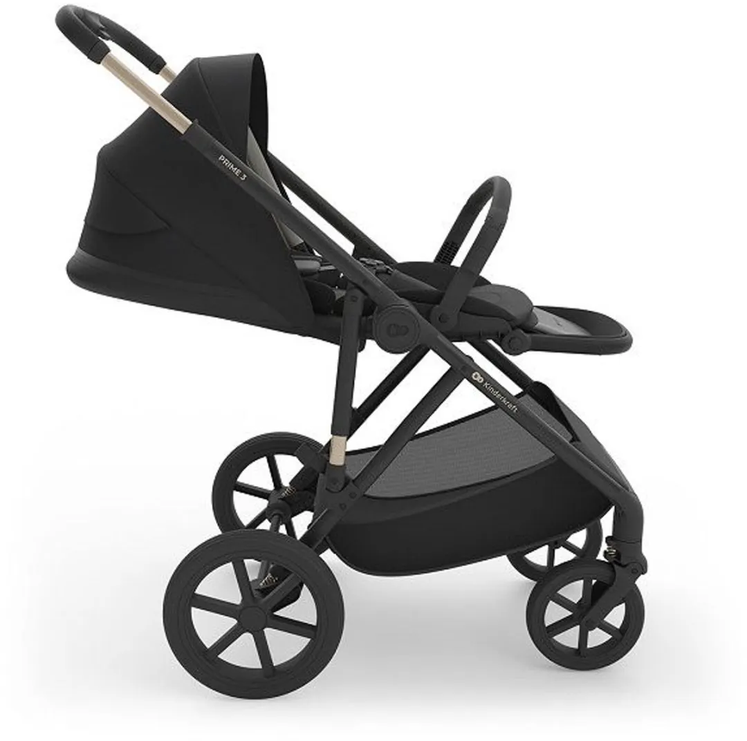 KinderKraft Prime3 PRO 3-in-1 Kinderwagen - All-terrain - Venezian Black
