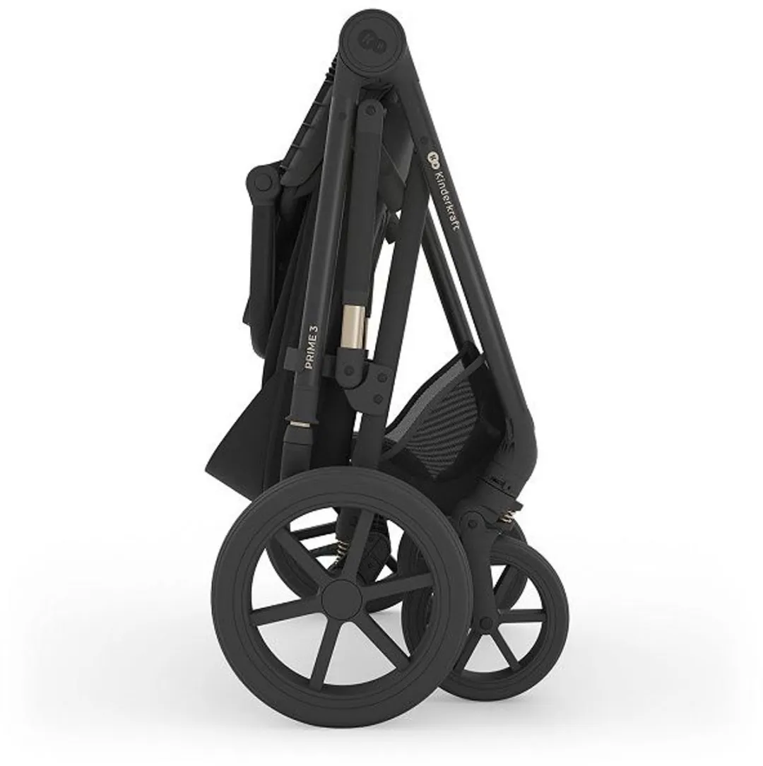 KinderKraft Prime3 PRO 3-in-1 Kinderwagen - All-terrain - Venezian Black