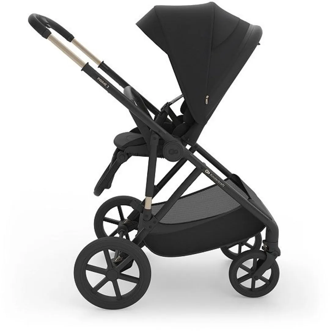 KinderKraft Prime3 PRO 3-in-1 Kinderwagen - All-terrain - Venezian Black
