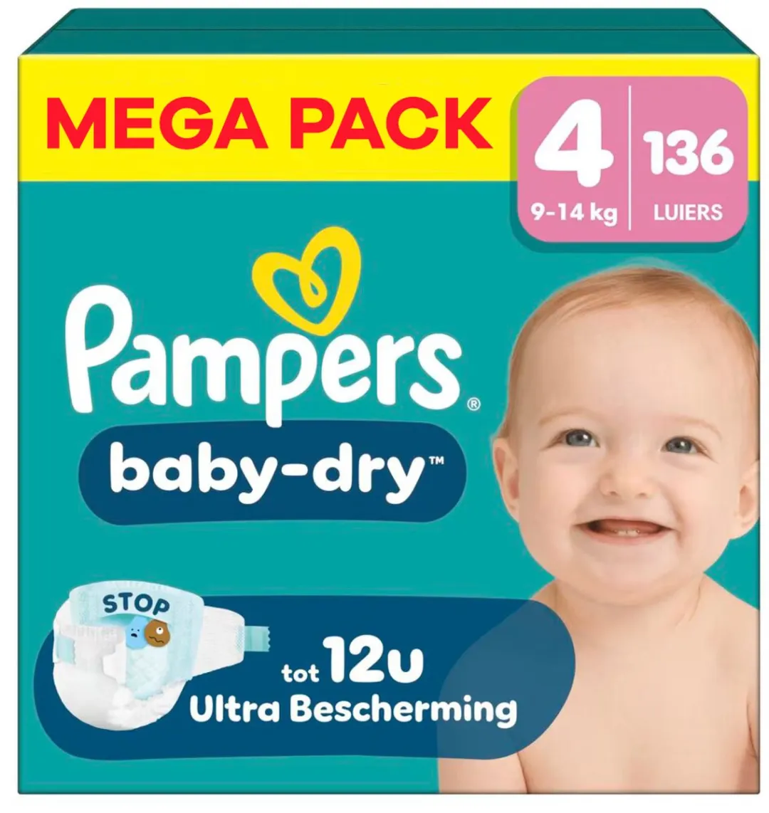 Pampers Baby Dry Maat 4