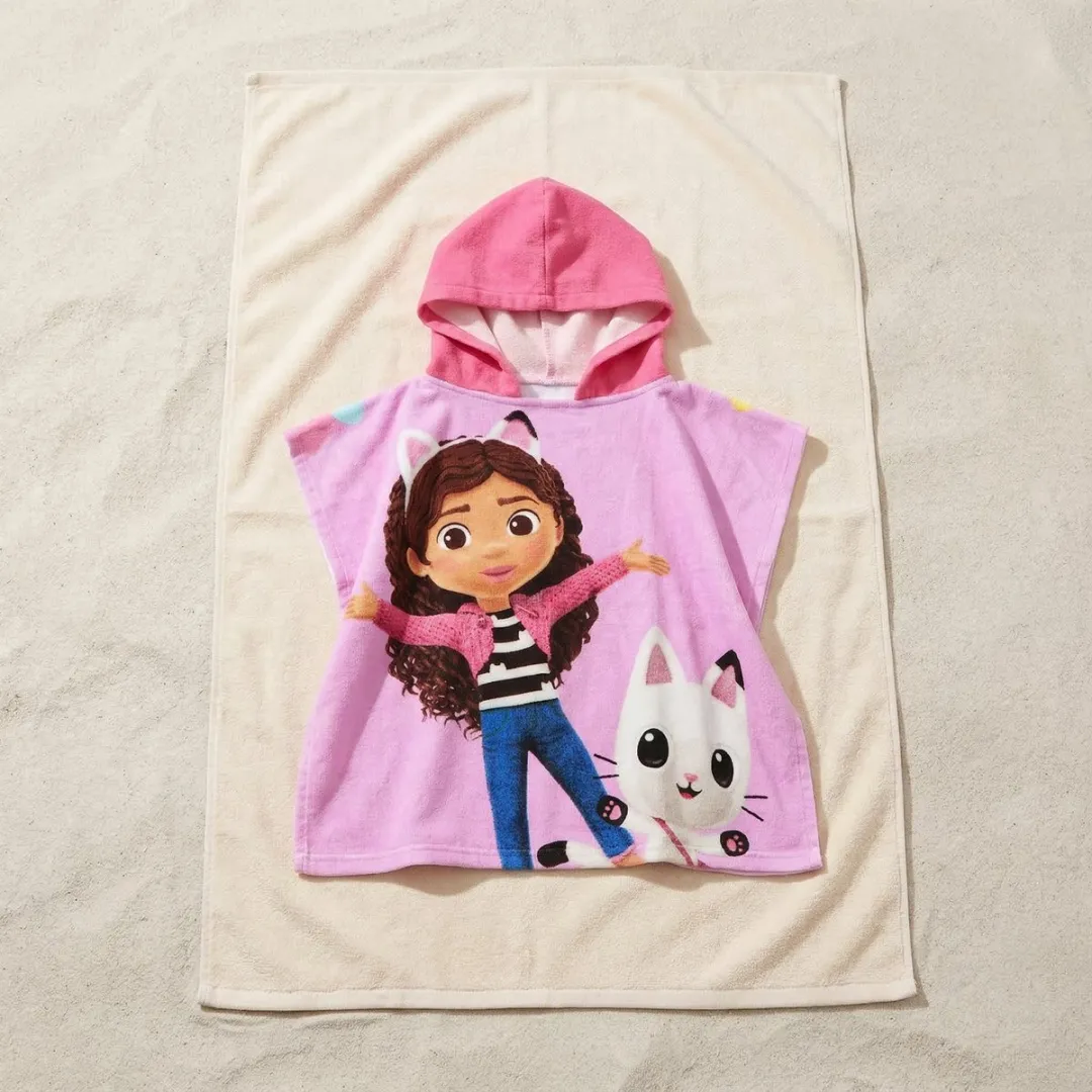 Disney Gabby's Poppenhuis Badponcho - 50x100cm - Multi Colour