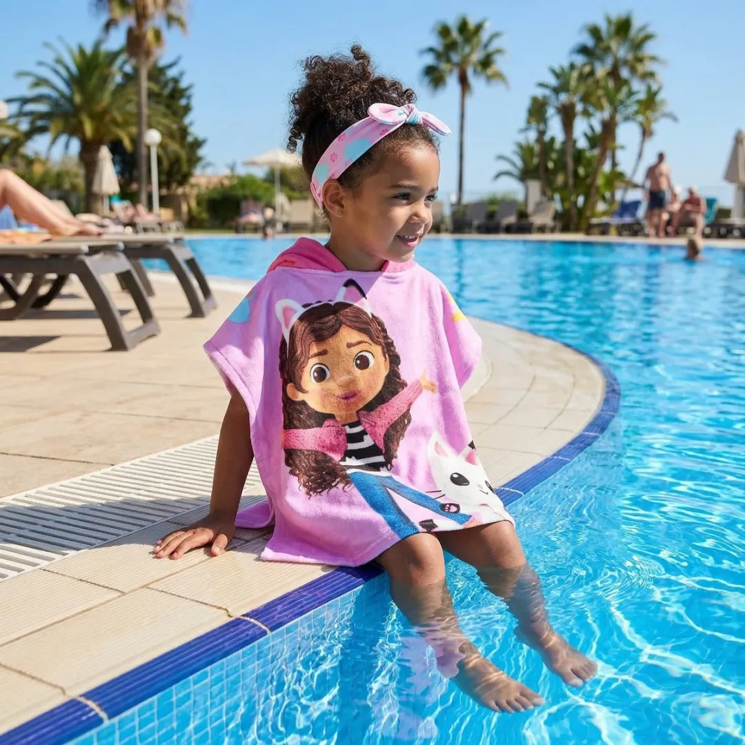 Disney Gabby's Poppenhuis Badponcho - 50x100cm - Multi Colour